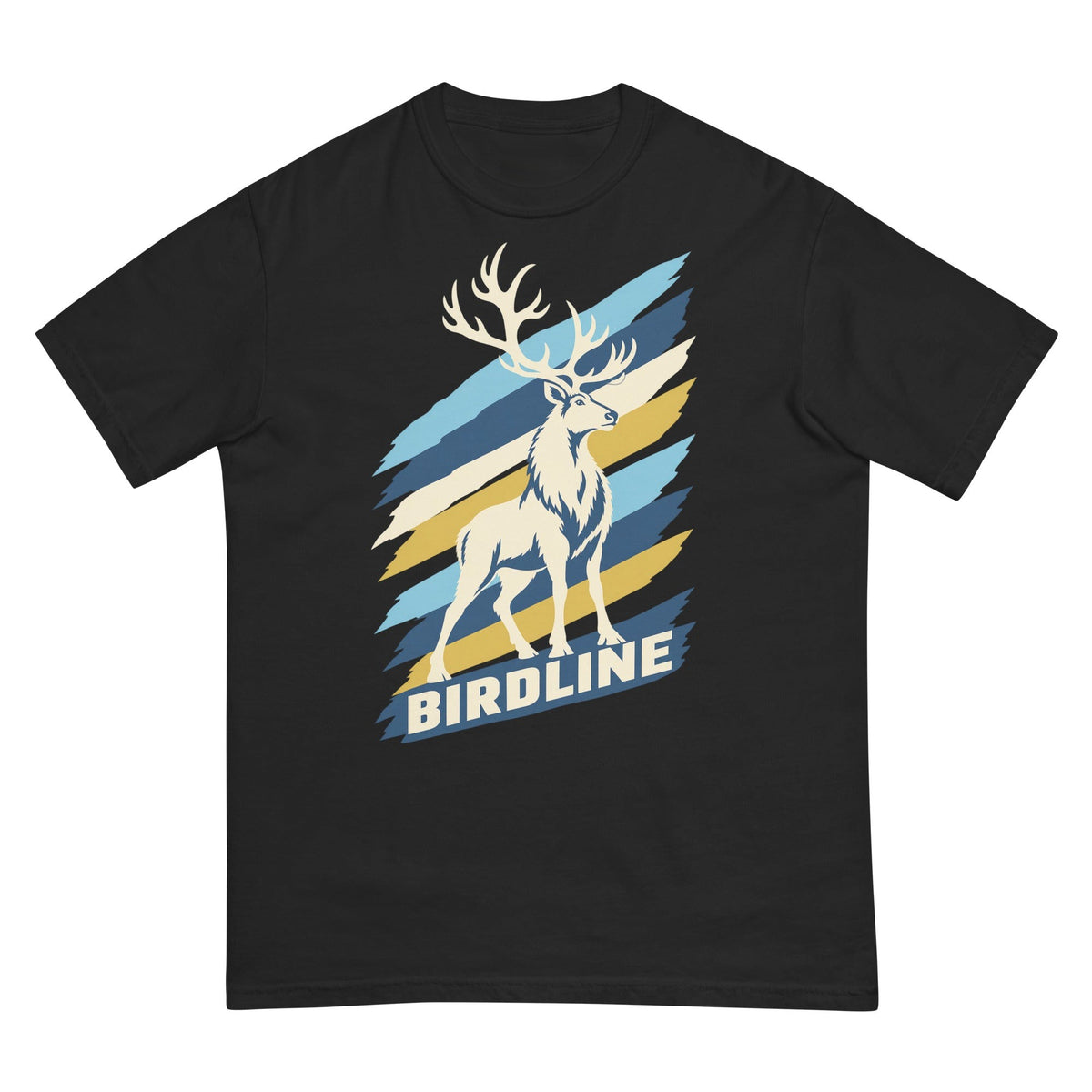 Birdline White Elk T-Shirt premium-quality garment detail