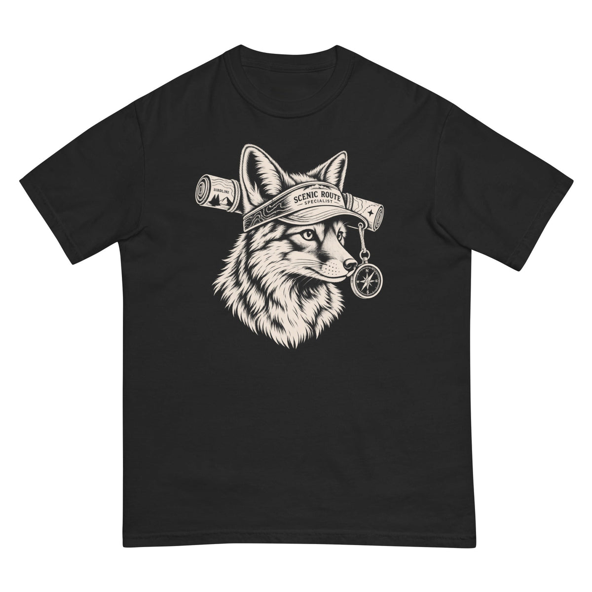 Scenic Route Specialist Cat T-Shirt premium-quality garment detail