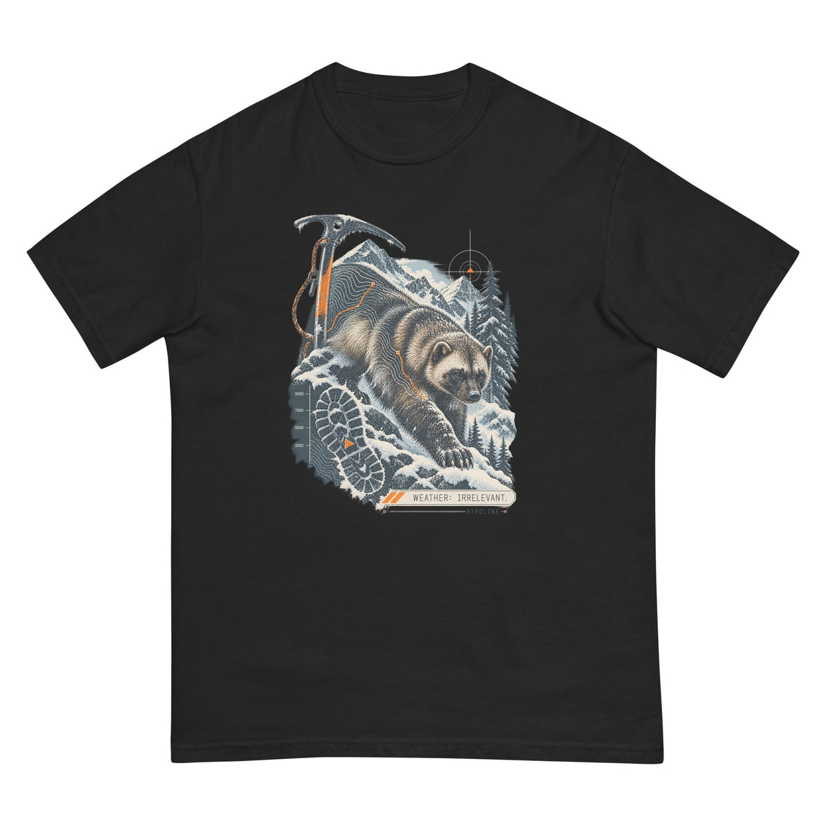Weather Irrelevant Wolverine T-Shirt premium-quality garment detail