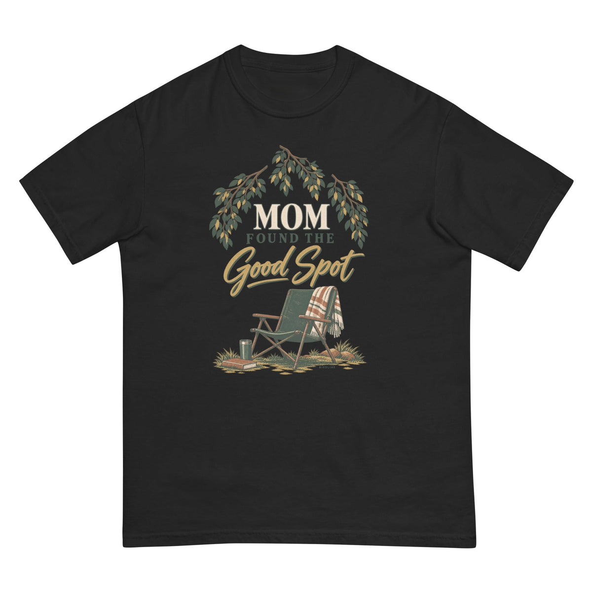 Mom Found the Good Spot T-Shirt premium-quality garment detail