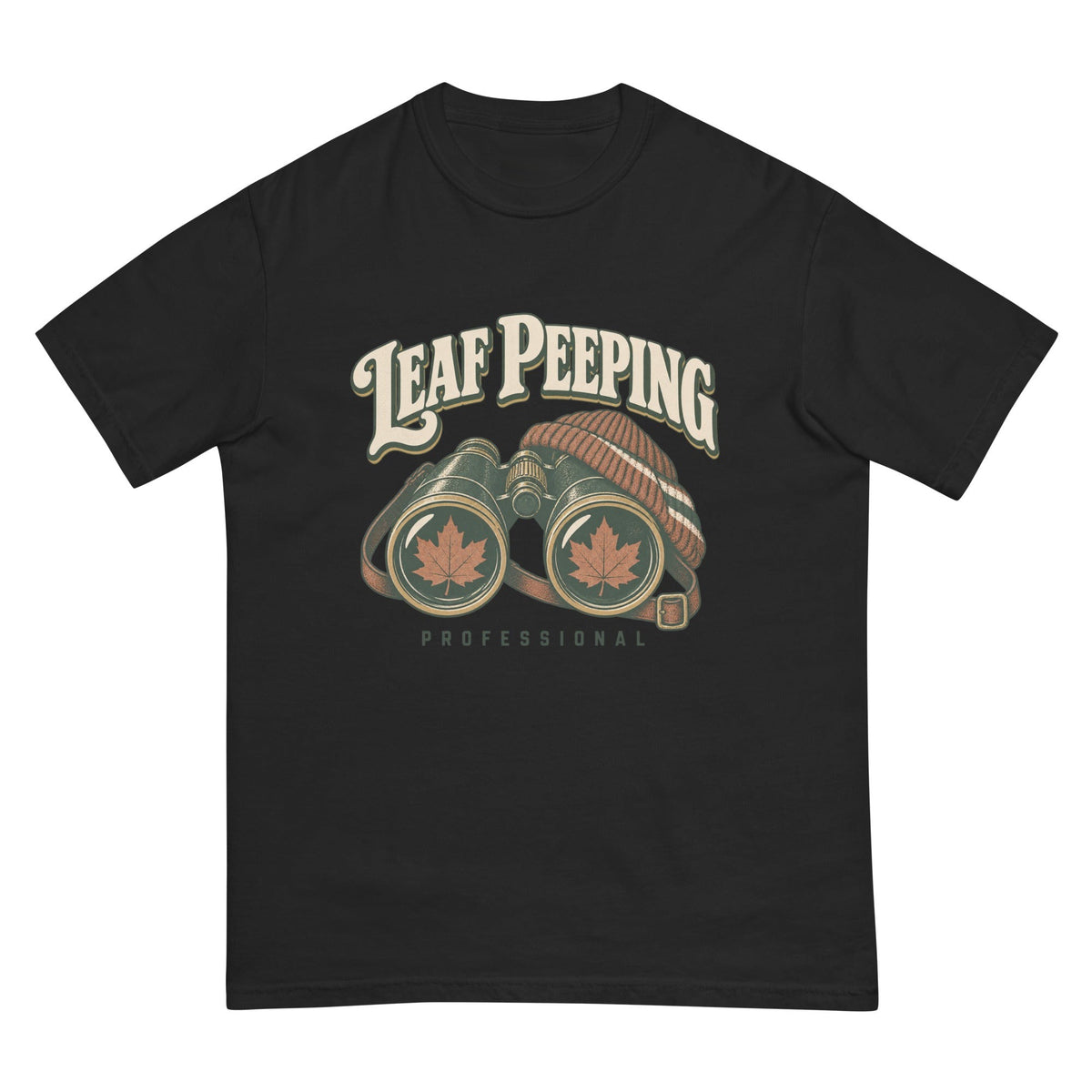 Leaf Peeping Professional T-Shirt premium-quality garment detail