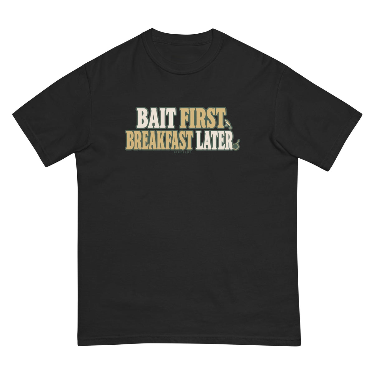 Bait First Breakfast Later T-Shirt premium-quality garment detail