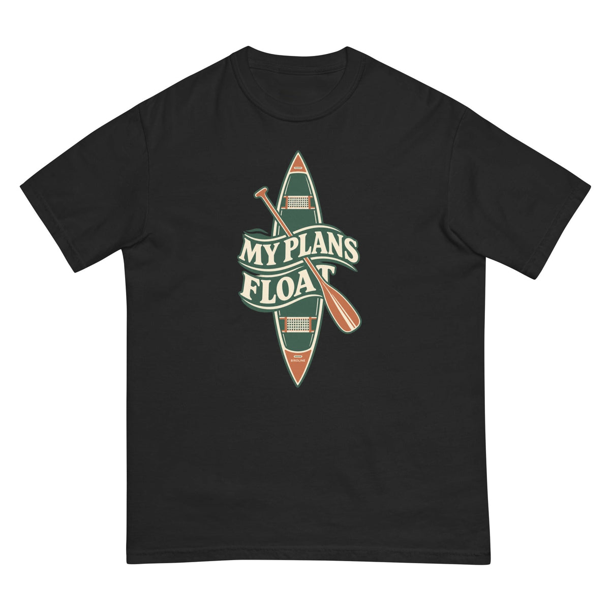 My Plans Float T-Shirt premium-quality garment detail