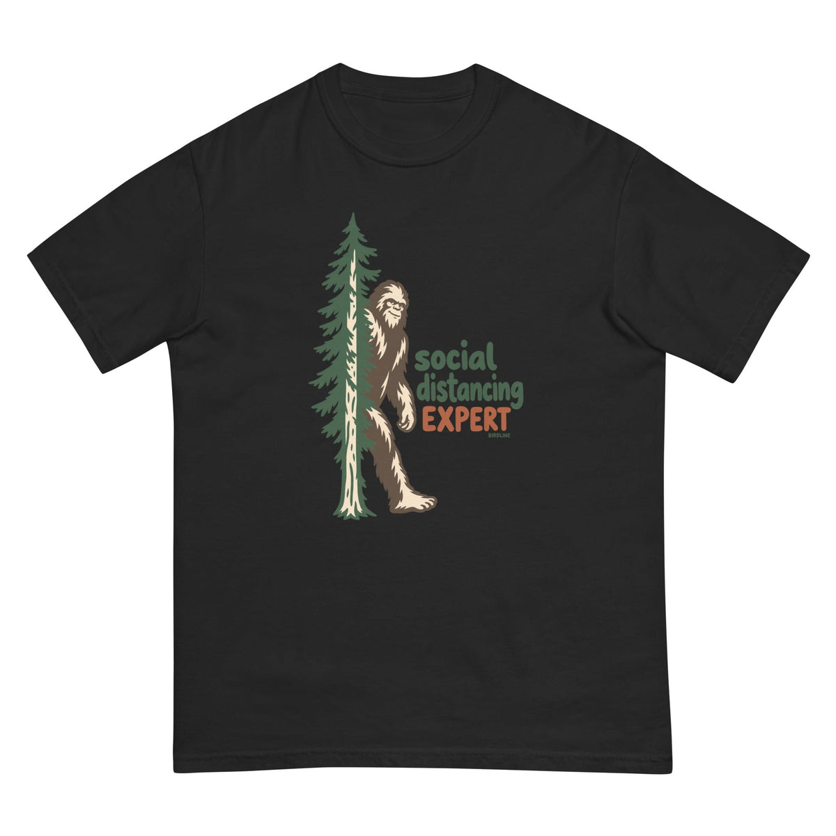 Social Distancing Expert T-Shirt premium-quality garment detail