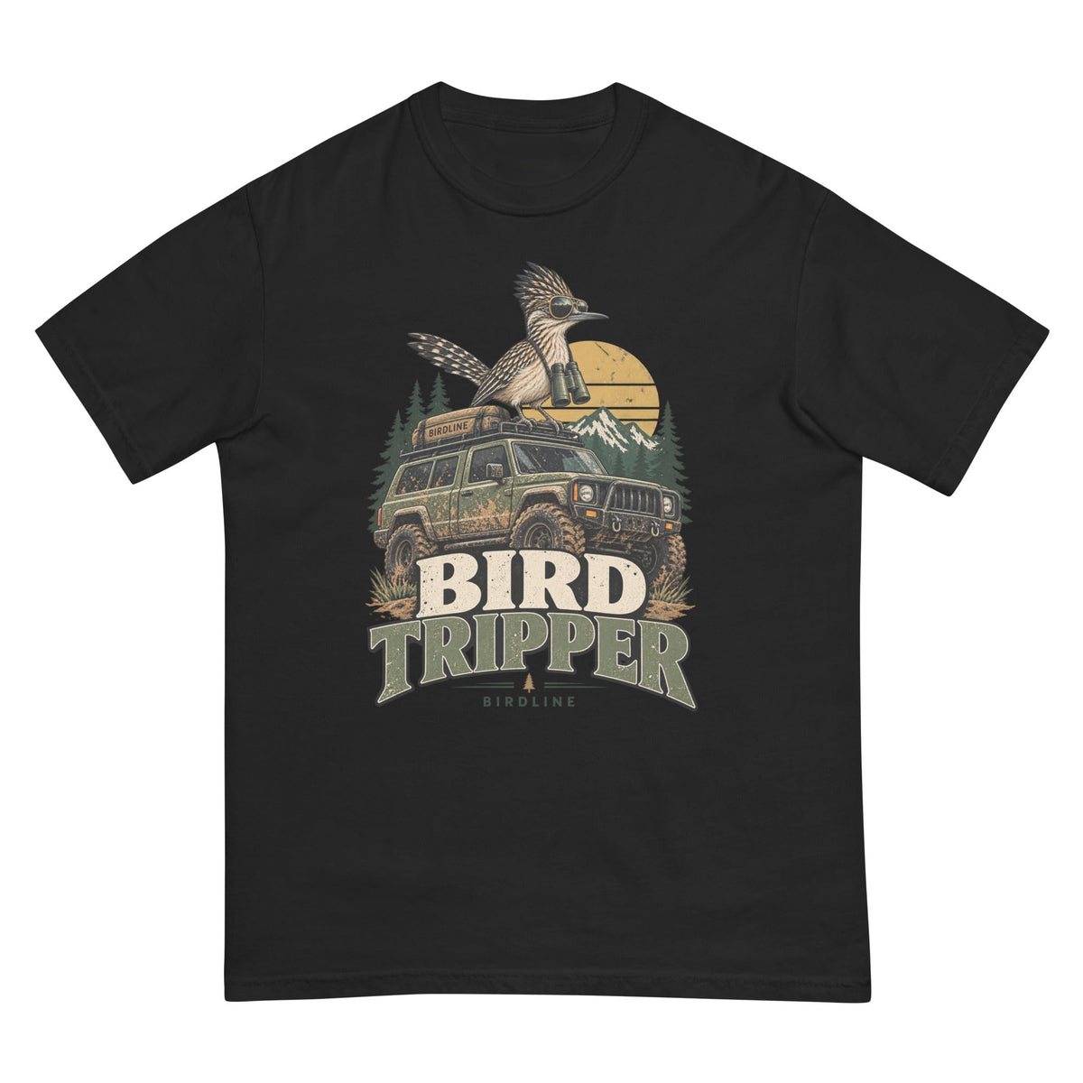 Bird Tripper T-Shirt premium-quality garment detail