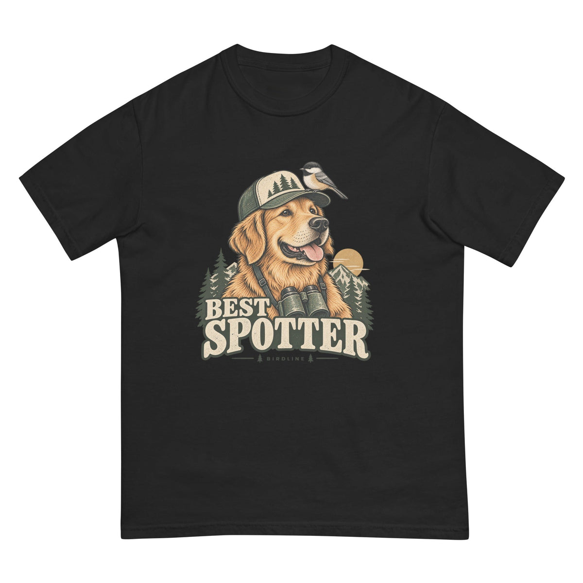Best Spotter T-Shirt premium-quality garment detail