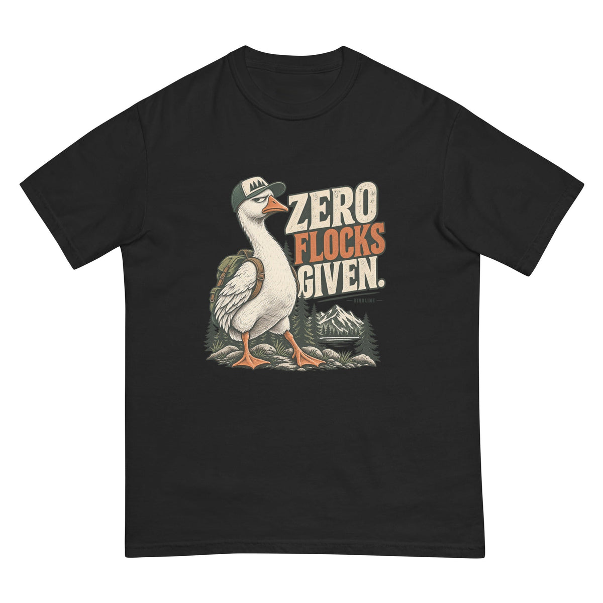Zero Flocks Given T-Shirt premium-quality garment detail