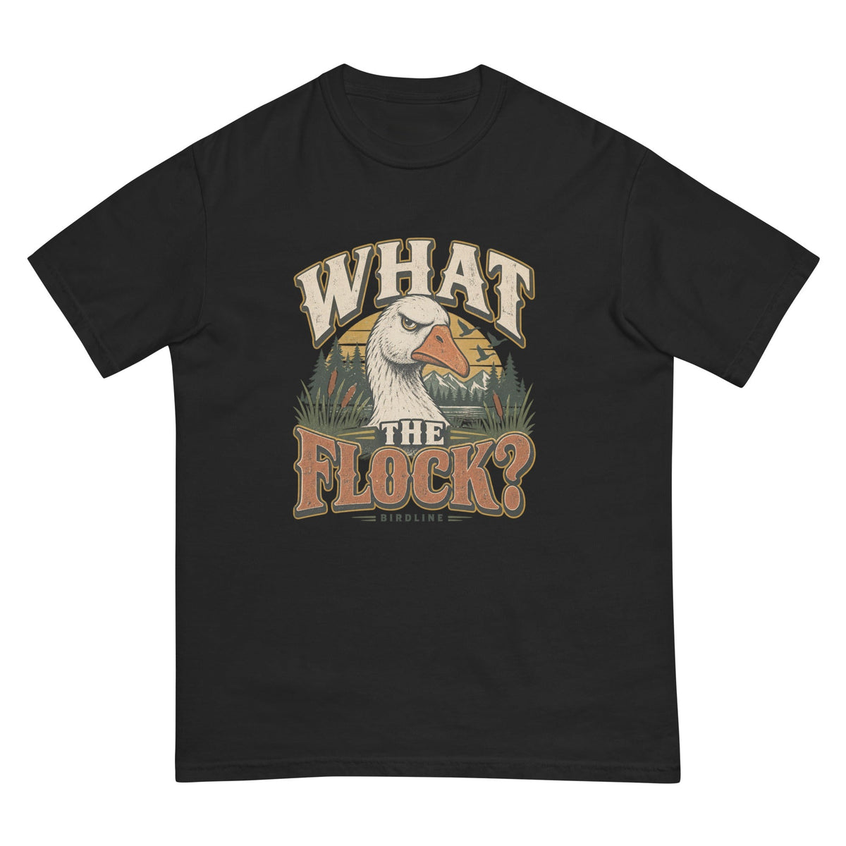 What the Flock? T-Shirt premium-quality garment detail