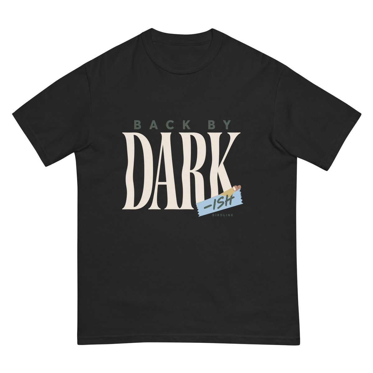 Back by Dark-ish T-Shirt premium-quality garment detail