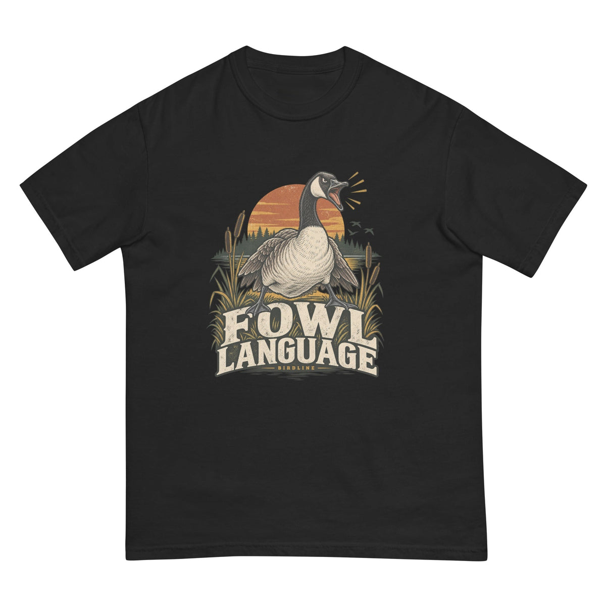 Fowl Language T-Shirt premium-quality garment detail