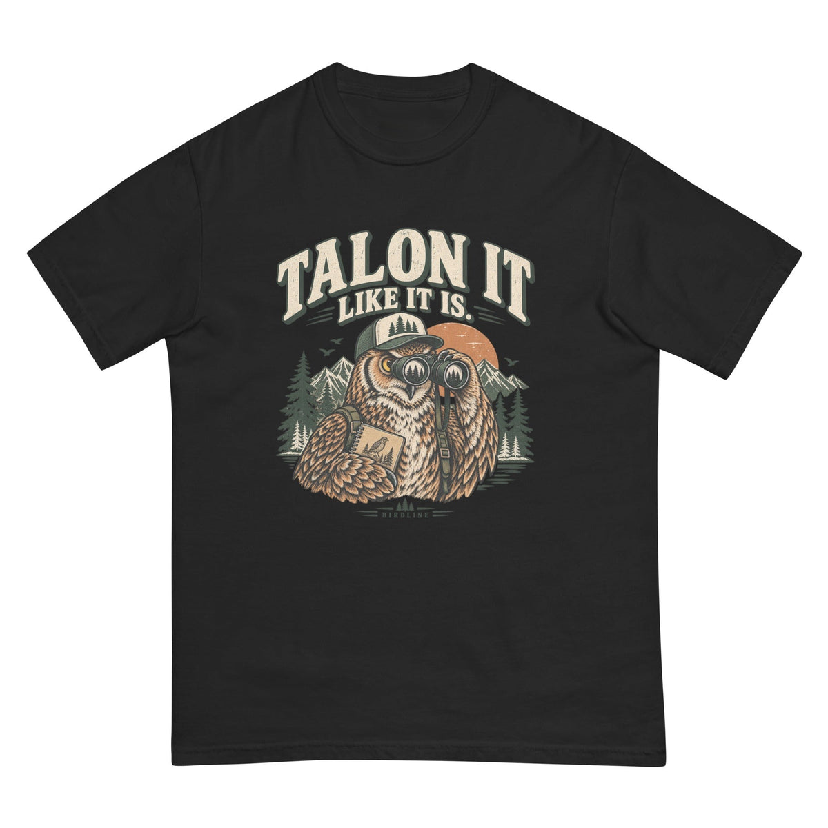 Talon It Like It Is. T-Shirt premium-quality garment detail