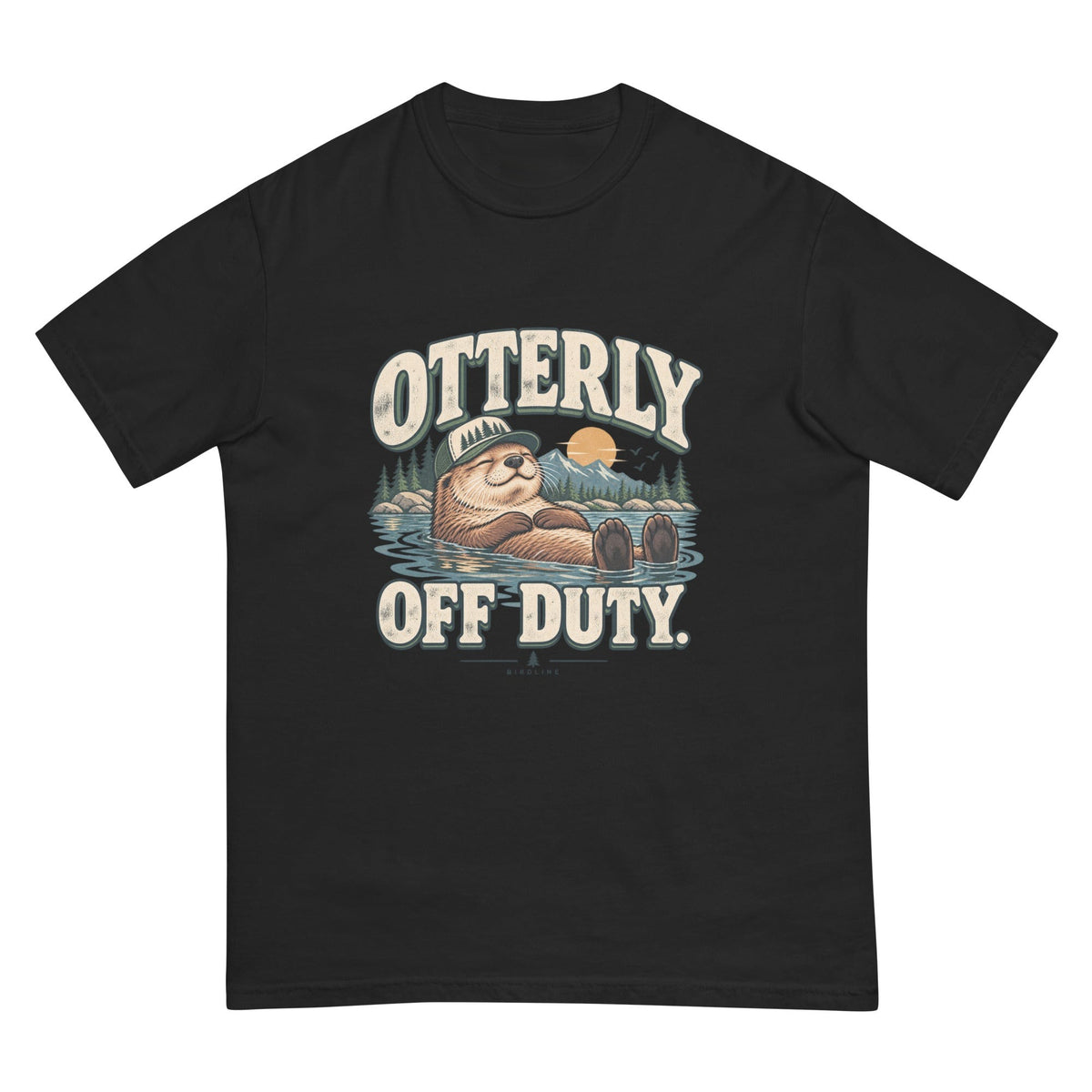 Otterly Off Duty T-Shirt premium-quality garment detail