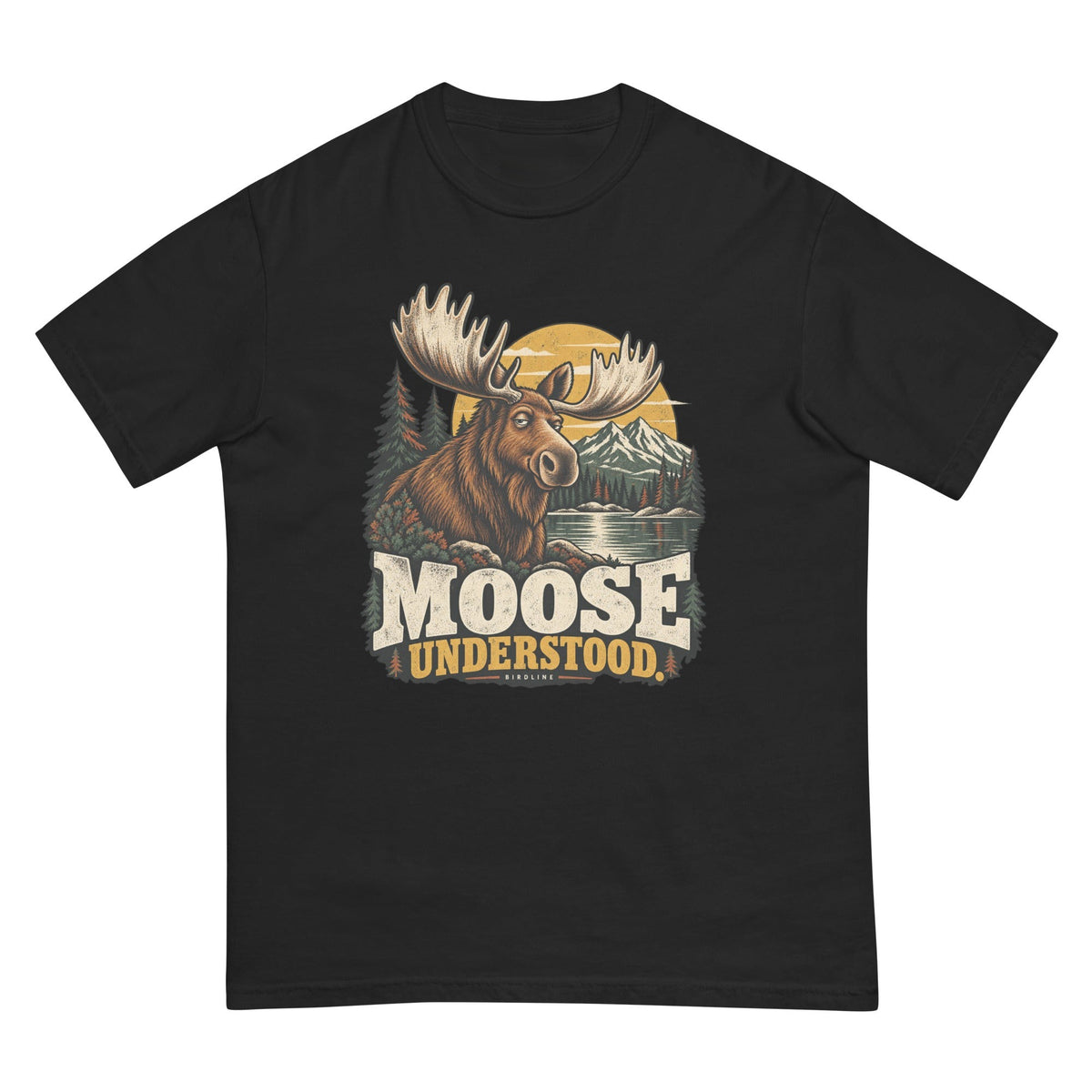 Moose Understood T-Shirt premium-quality garment detail