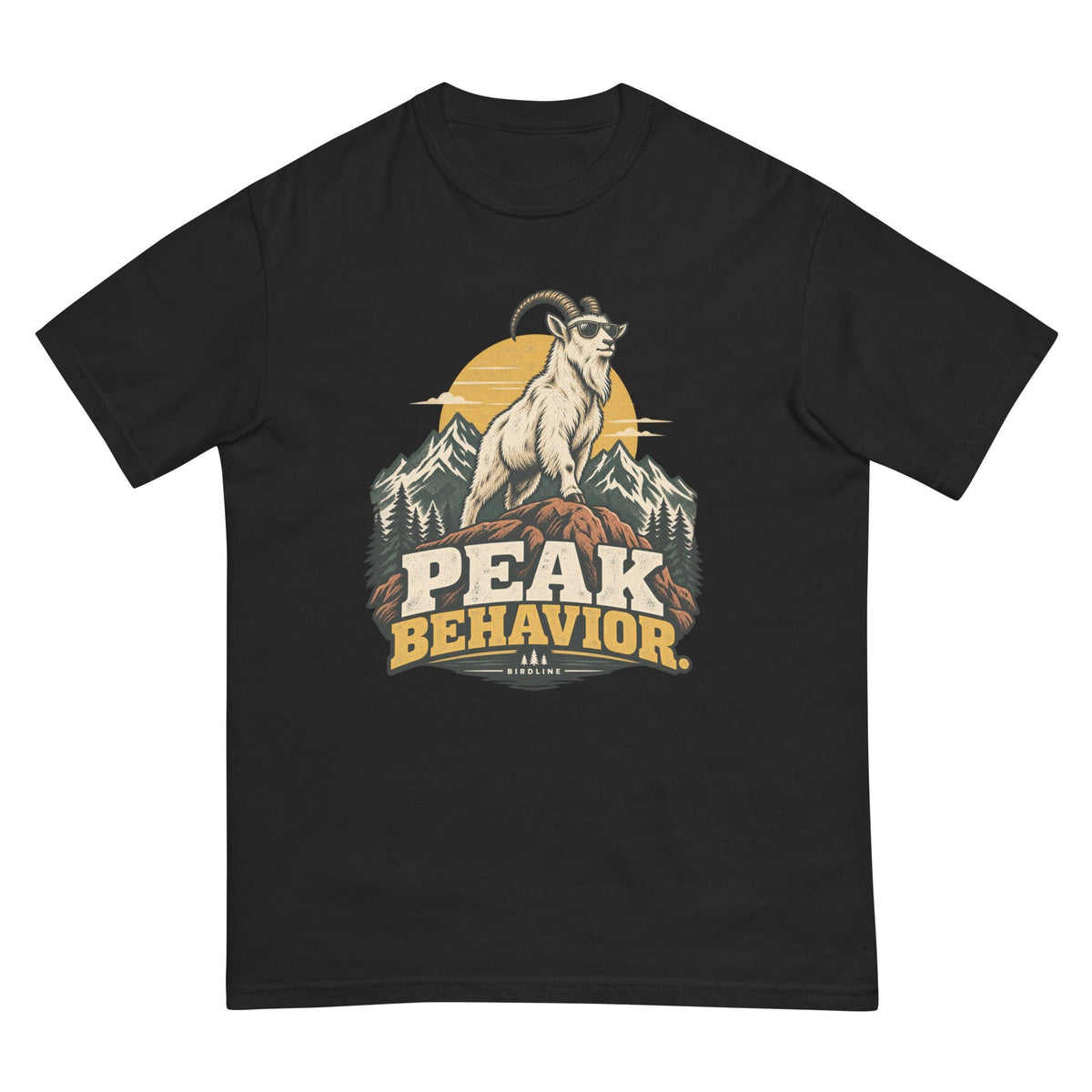 Peak Behavior T-Shirt premium-quality garment detail