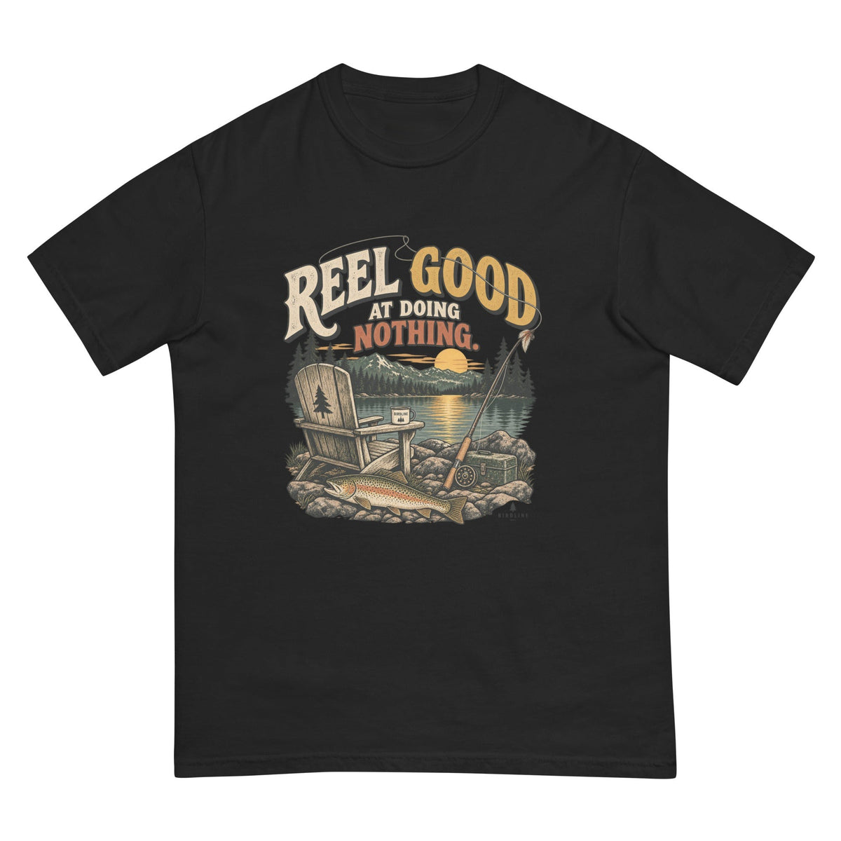 Reel Good at Doing Nothing T-Shirt premium-quality garment detail