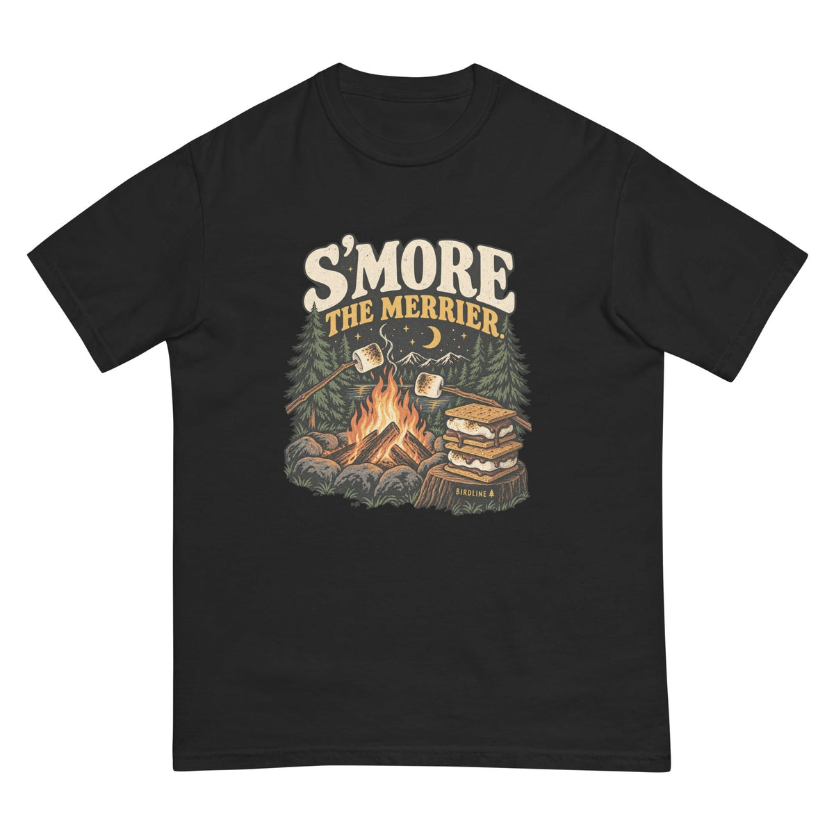 Smore the Merrier T-Shirt premium-quality garment detail