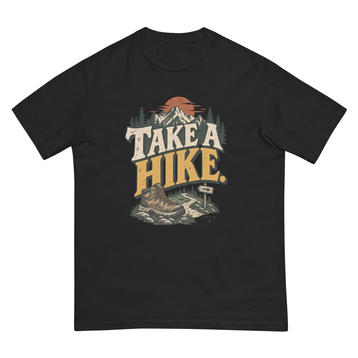 Take a Hike T-Shirt premium-quality garment detail