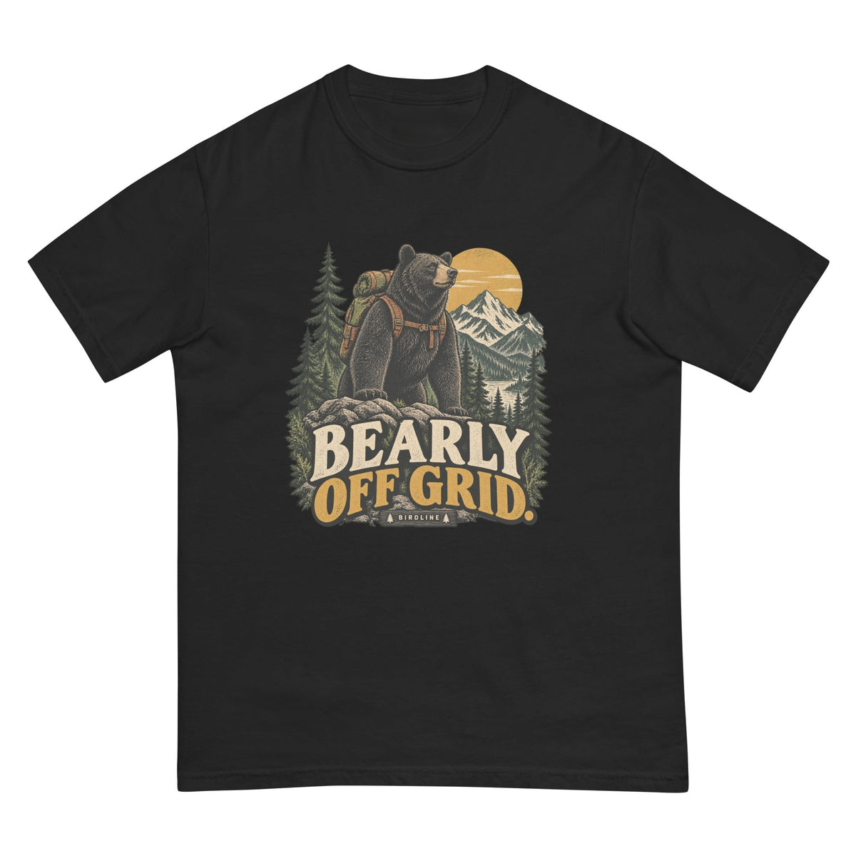 Bearly Off Grid T-Shirt premium-quality garment detail