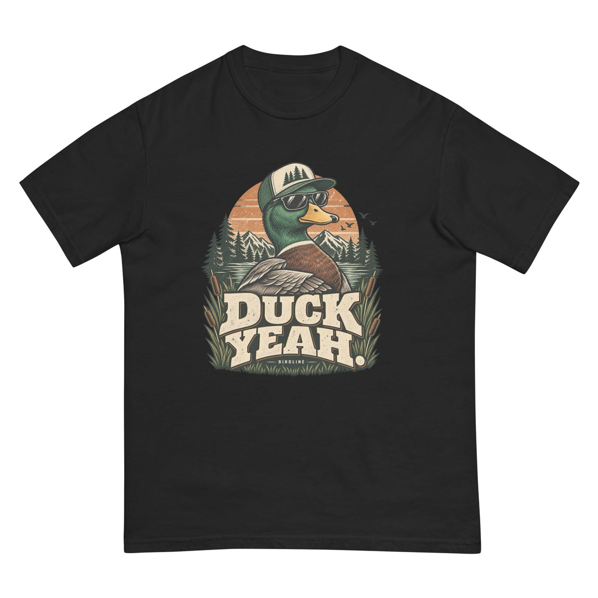 Duck Yeah T-Shirt premium-quality garment detail