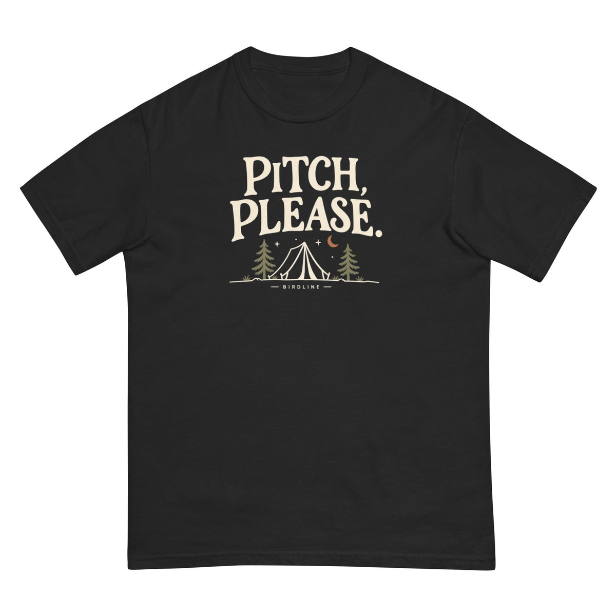 Pitch Please T-Shirt premium-quality garment detail