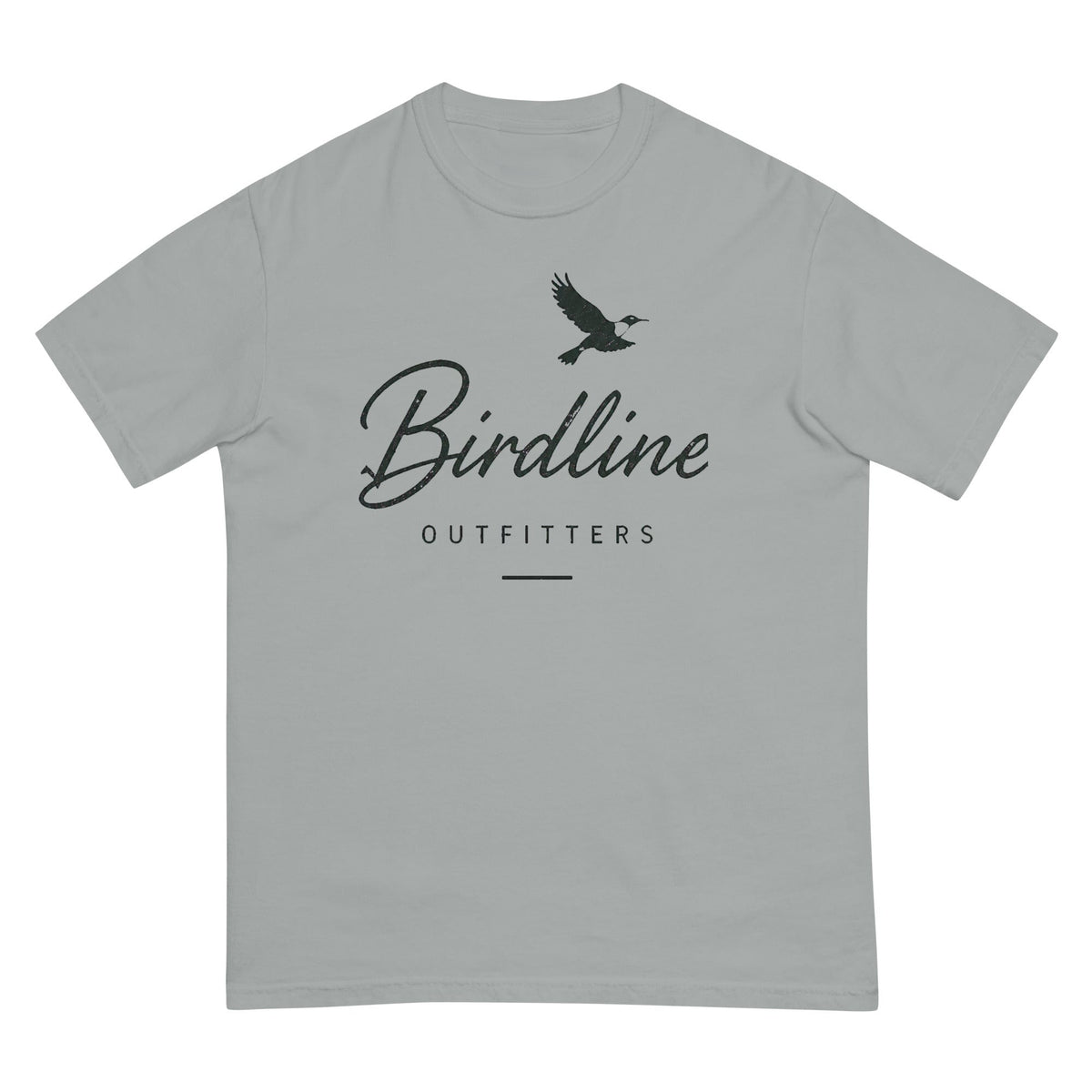 Birdline Script Logo T-Shirt premium-quality garment detail