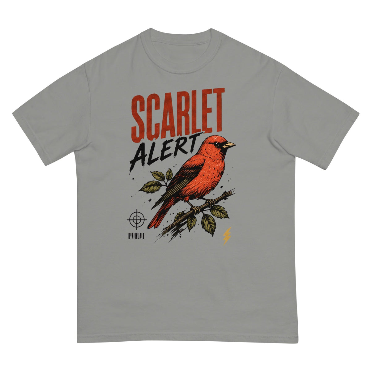 Scarlet Alert T-Shirt premium-quality garment detail