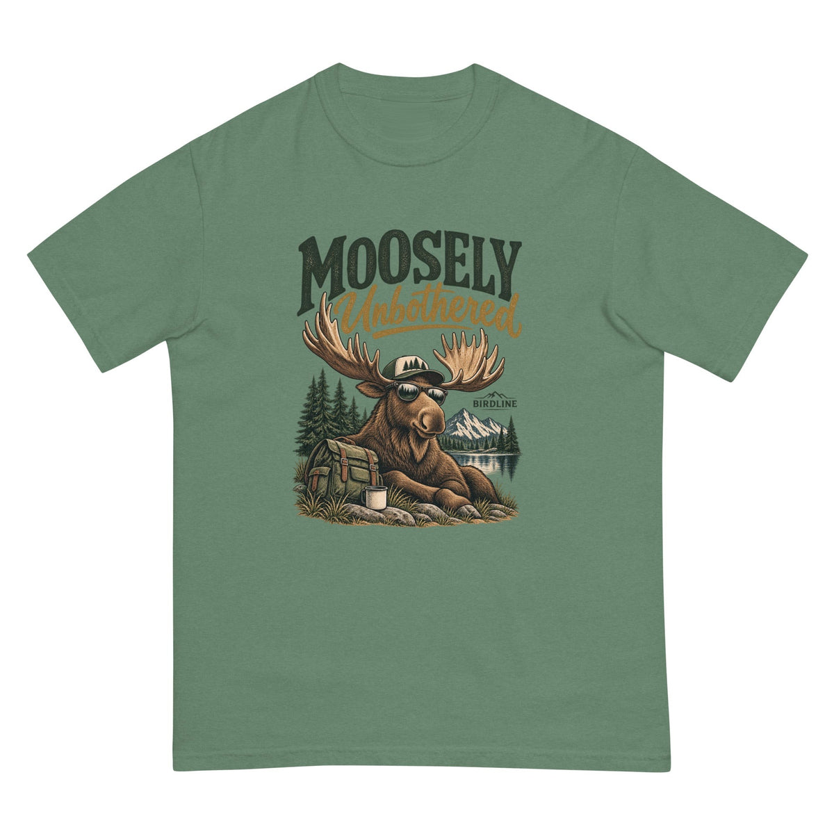 Moosely Unbothered T-Shirt premium-quality garment detail