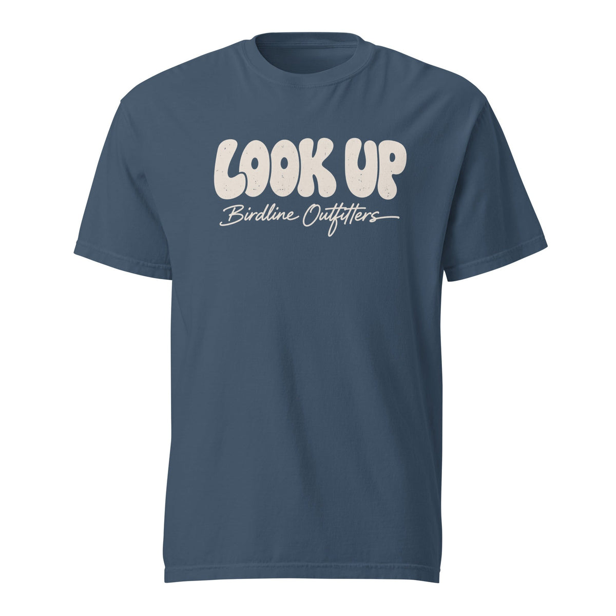 Look Up T-shirt premium-quality garment detail