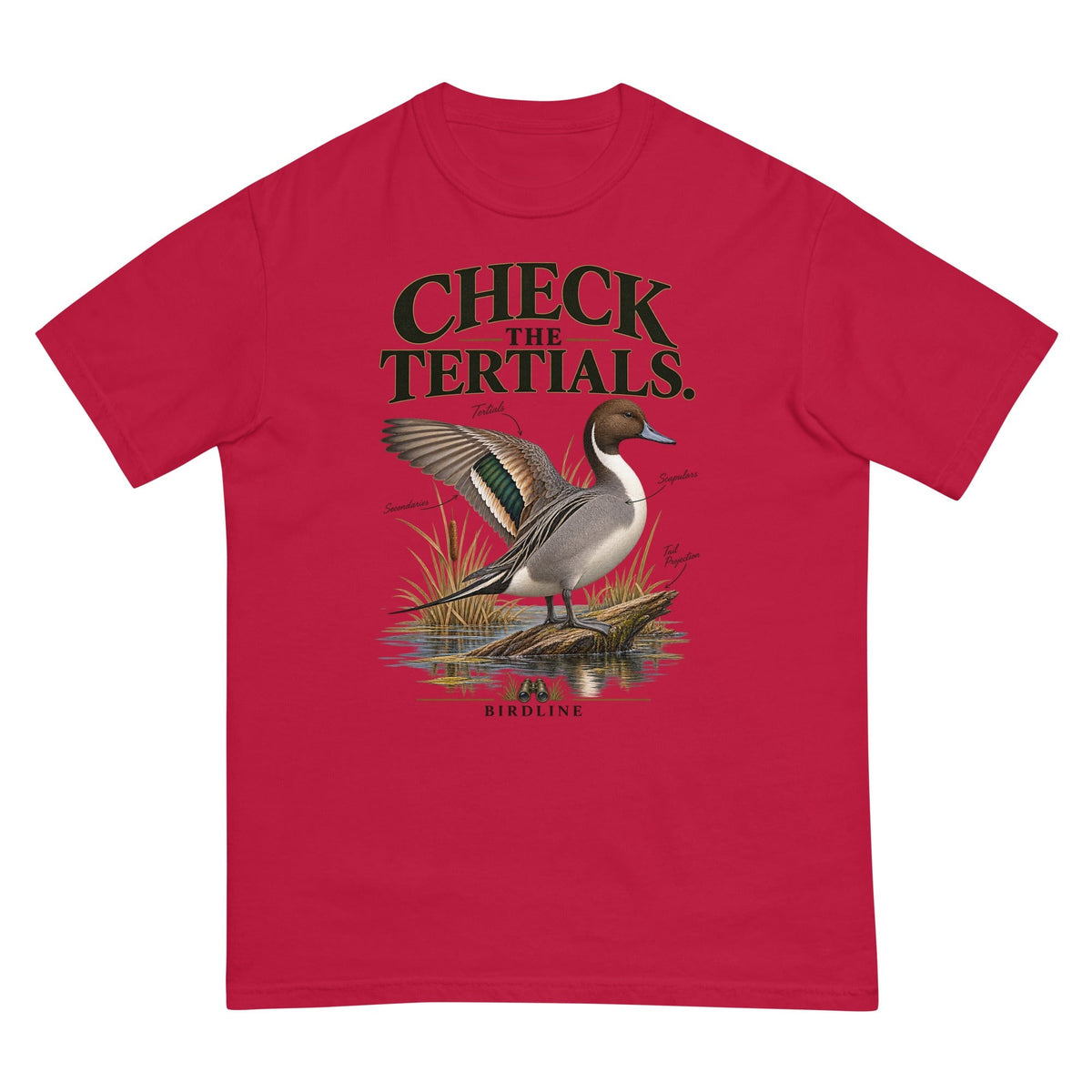 Check the Tertials Duck T-Shirt premium-quality garment detail