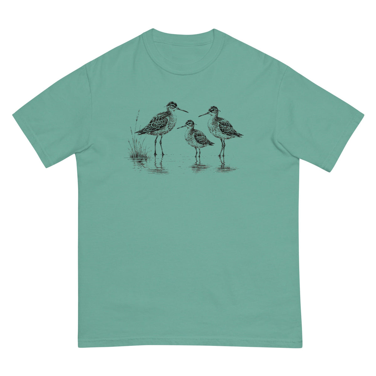 Sandpiper Trio T-shirt premium-quality garment detail