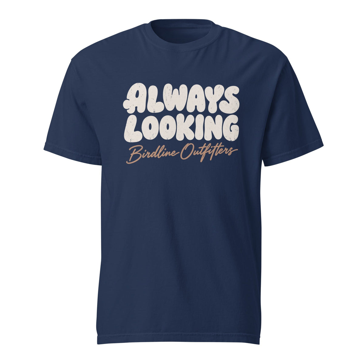 Always Looking T-shirt premium-quality garment detail