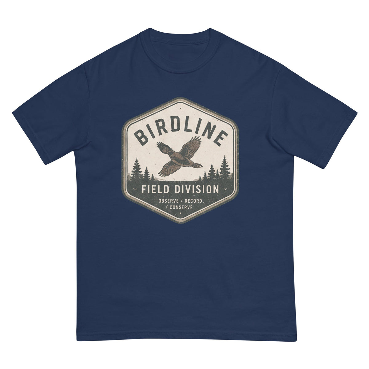 Birdline Field Division T-Shirt premium-quality garment detail